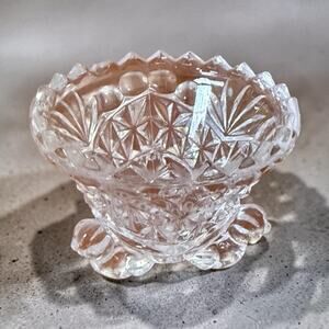 Hofbauer Byrdes Bird 3-Toed Footed Crystal Mini Bowl